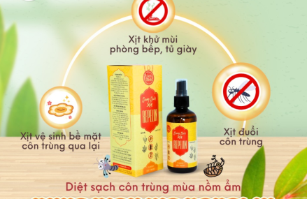 Cách đuổi muỗi an toàn bằng tinh dầu tự nhiên